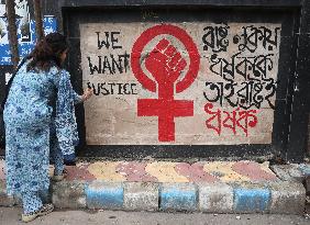 Protest Over Doctor Rape And Murder Incident In Kolkata