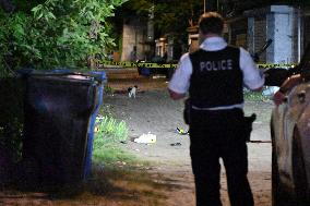 33-year-old Male Shot Multiple Times In The Face And Arms And Killed In Chicago Illinois