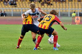 Italian soccer Serie A match - US Lecce vs Atalanta BC