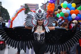 Gaijatra Parade In Kathmandu.