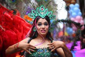 Gaijatra Parade In Kathmandu.