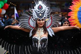 Gaijatra Parade In Kathmandu.