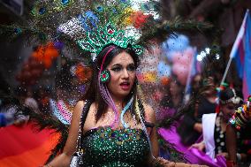 Gaijatra Parade In Kathmandu.