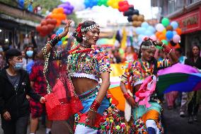 Gaijatra Parade In Kathmandu.