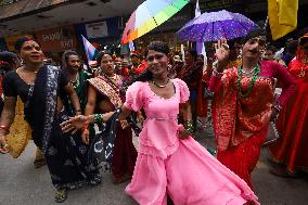 Nepali LGBTIQ+ Community Hold Gaijatra (Pride) Parade In Kathmandu