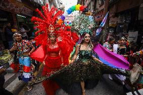 Nepali LGBTIQ+ Community Hold Gaijatra (Pride) Parade In Kathmandu