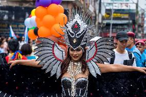 LGBTQ+ Community Members Are Participating In An Annual Pride Parade In Nepal