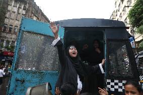 University Students Protest Against Doctor Rape And Murder In Kolkata, India