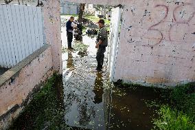 Floods In Chalco Affect Families Come Mexico