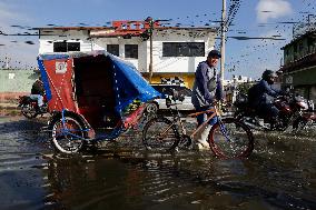 Floods In Chalco Affect Families Come Mexico