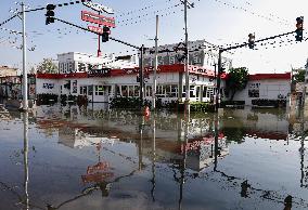 Floods In Chalco Affect Families Come Mexico