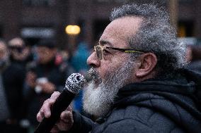 Social And Political Organizations Held A ''Colchonazo'' In Plaza De Mayo In Buenos Aires