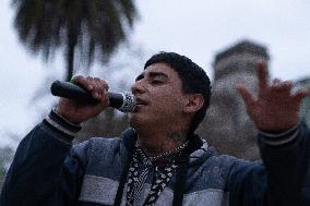 Social And Political Organizations Held A ''Colchonazo'' In Plaza De Mayo In Buenos Aires