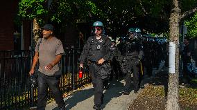 Day One Protests Outside The Democratic National Convention In Chicago.