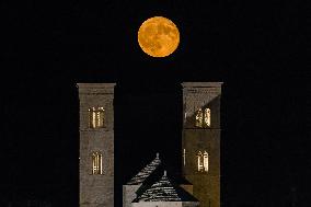 Supermoon In Molfetta