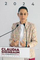 Claudia Sheinbaum Briefing Conference - Mexico