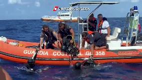 Third Day Of Search For The Six Missing After A Yacht Sank - Italy