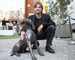 The opening ceremony of bronze sculptures of Estonian hound