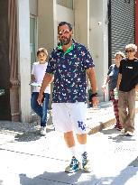 Adam Sandler Steps Out - NYC