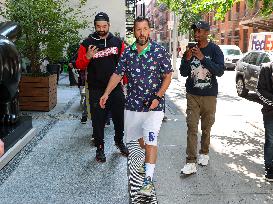 Adam Sandler Steps Out - NYC