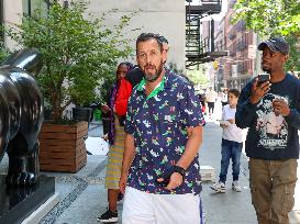 Adam Sandler Steps Out - NYC