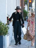 Diane Keaton Runs Errands - LA