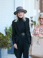 Diane Keaton Runs Errands - LA