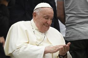 Pope Francis Wednesday Audience - Vatican