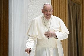 Pope Francis Wednesday Audience - Vatican