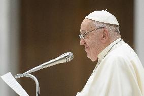 Pope Francis Wednesday Audience - Vatican