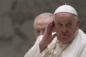 Pope Francis Wednesday Audience - Vatican