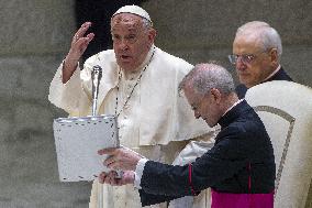 Pope Francis Wednesday Audience - Vatican