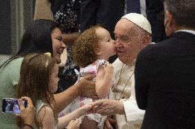 Pope Francis Wednesday Audience - Vatican