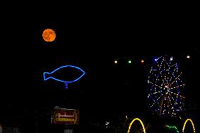 Super Moon In Idlib