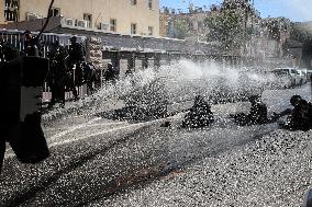 Ultra-Orthodox Jews In West Jerusalem Protest Mandatory Military Service