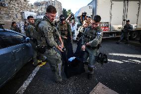 Ultra-Orthodox Jews In West Jerusalem Protest Mandatory Military Service