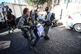 Ultra-Orthodox Jews In West Jerusalem Protest Mandatory Military Service