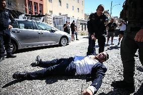 Ultra-Orthodox Jews In West Jerusalem Protest Mandatory Military Service