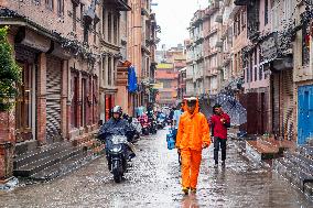 Heavy Rainfall In Nepal