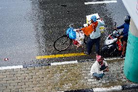 Heavy Rainfall In Nepal