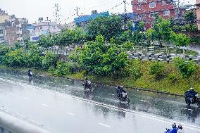 Heavy Rainfall In Nepal