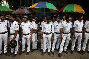 Protest Rally Over Doctor Rape And Murder In Kolkata, India