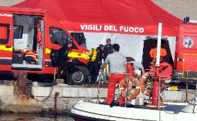 Two Bodies Found After The Luxury Yacht Bayesian Sank - Italy