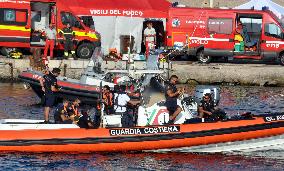 Two Bodies Found After The Luxury Yacht Bayesian Sank - Italy