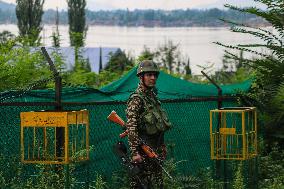 Leader Of Opposition Rahul Gandhi Arrived In Srinagar For Two-day Visit Ahead Of The Upcoming Assembly Elections In Jammu And Ka