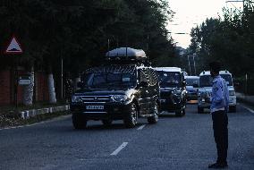 Leader Of Opposition Rahul Gandhi Arrived In Srinagar For Two-day Visit Ahead Of The Upcoming Assembly Elections In Jammu And Ka