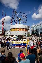 Protest Against Nicolas Maduro And For Democracy In Venezuela in Berlin