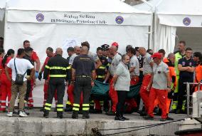 Two Bodies Found After The Luxury Yacht Bayesian Sank - Italy