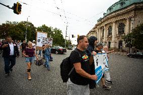 Protest March In Sofia.