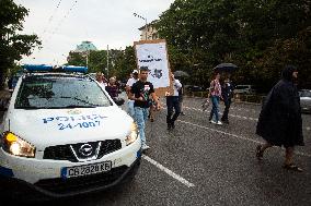 Protest March In Sofia.